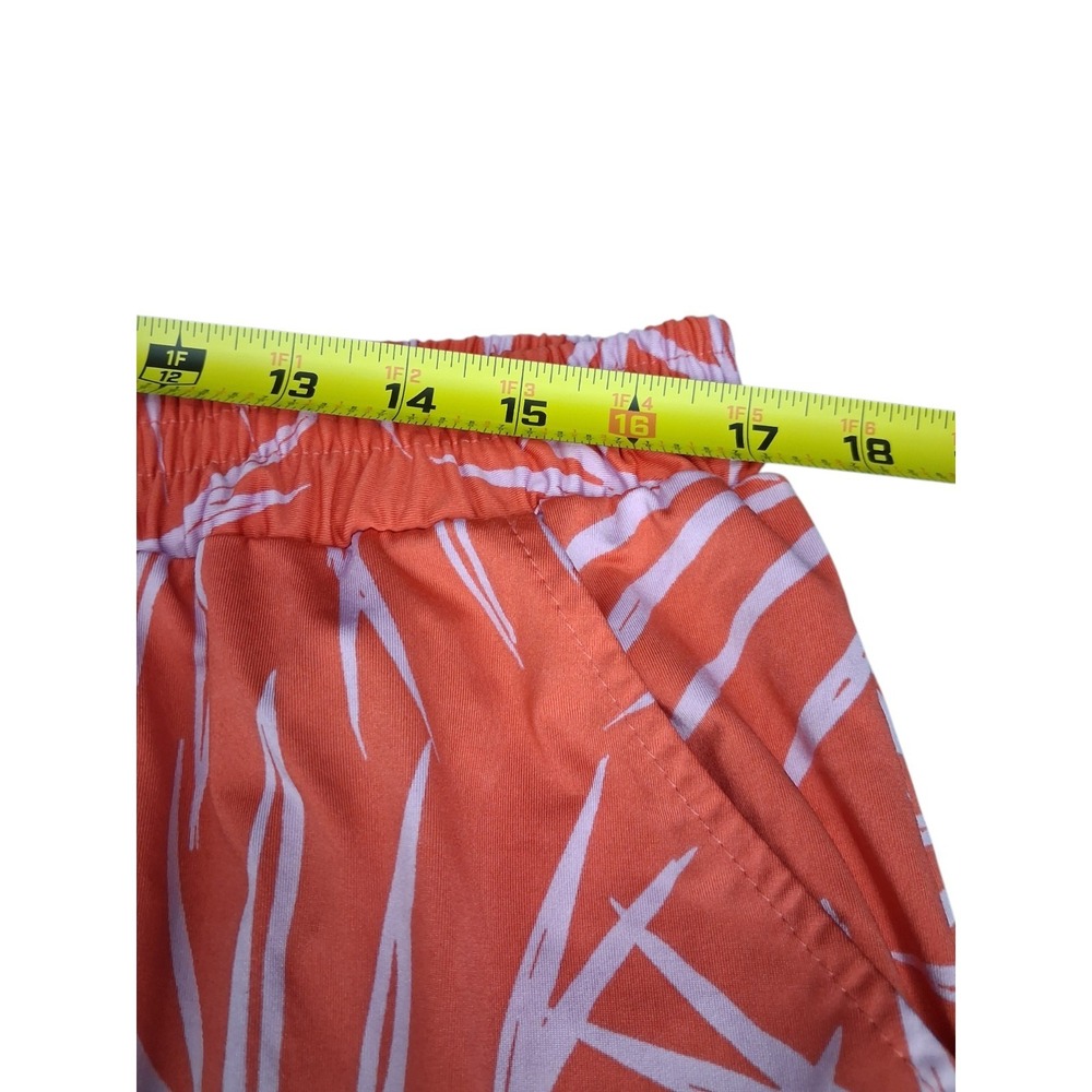 Robert Louis XL Coral Maxi Skirt Tiered Boho Tropical Elastic Waist Stretch - Picture 6 of 7